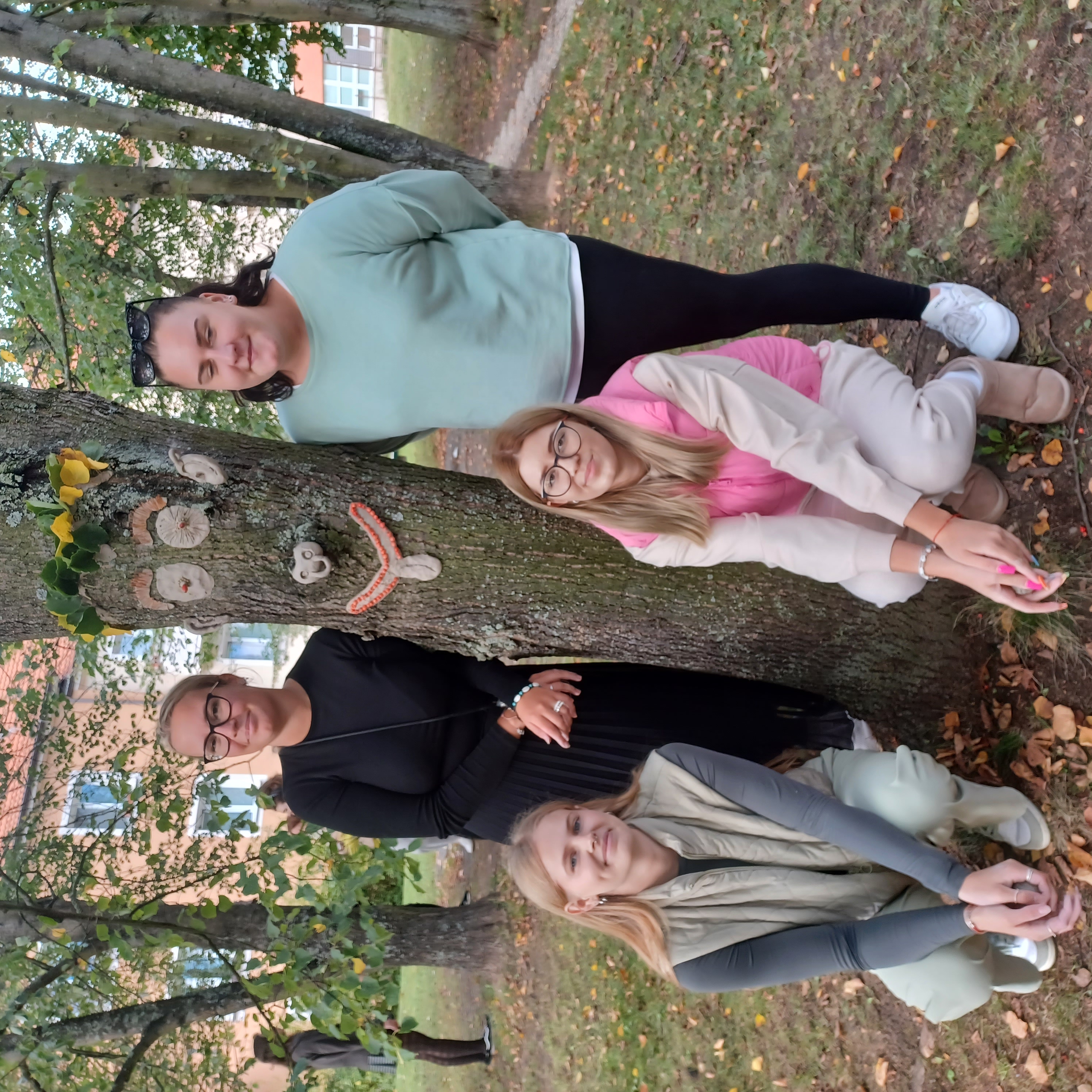 Práce studentů v rámci předmětu Hry v přírodě